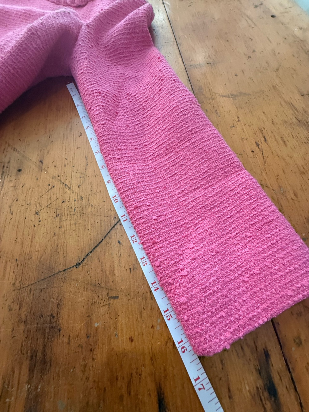 Tuckernuck Hot Pink Bouclé Mini Dress with Braided Trim - Picture 14 of 16